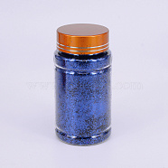 Foil Chip Flake, Nail Art Decoration Accessories, Blue, Bottle: 87x46mm(MRMJ-WH0063-08C)