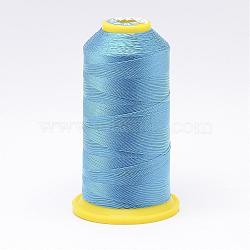 Nylon Sewing Thread, Cornflower Blue, 0.6mm, about 300m/roll(NWIR-N006-01V-0.6mm)