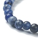 Natural Sodalite Beaded Stretch Bracelets(BJEW-A117-A-36)-3