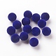 Flocky Acrylic Beads(OACR-L011-D-20)-1