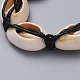 Bracelets de perles tressées en nacre naturelle(X-BJEW-JB05057-01)-3