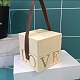 Square Love Print Cardboard Paper Gift Box(CON-G019-01B)-1