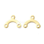 Brass Chandelier Components Links, Cadmium Free & Lead Free, Arch Shape, Golden, 6x8x0.5mm, Hole: 1mm(KK-F880-18G-01)