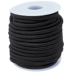 10M Elastic Cords, Round, Black, 5.5mm(OCOR-CY0003-46A)