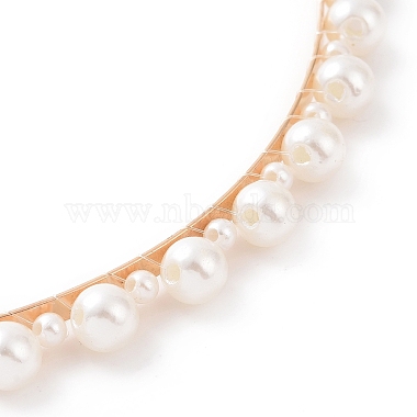 Plastic Imitation Pearls Hair Bands(OHAR-PW0007-19H)-3