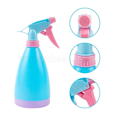 Empty Plastic Spray Bottles with Adjustable Nozzle(TOOL-BC0001-70)-4