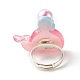 Resin 3D Whale Adjustable Ring(RJEW-JR00428-07)-5