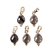 Natural Smoky Quartz Faceted Pendans(KK-L218-004G-05)-1