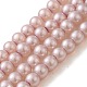 cuisson peint perles de verre nacrées brins de perles rondes(HY-Q003-6mm-47-01)-1