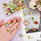 Elite 60Pcs 2 Style Handmade Lampwork Pendants(PALLOY-PH0022-33)-3