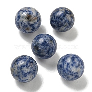 Natural Blue Spot Jasper Round Ball Figurines Statues for Home Office Desktop Decoration, 20mm(G-P532-02A-28)
