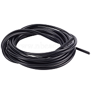 Silicone High Temperature Hose, Siliocne Tubing, Black, 5mm, Inner Diameter: 3mm, 5m/roll(FIND-WH0042-83A-02)