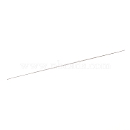 Stainless Steel Pins, for Handmade Necklace Threading, Stainless Steel Color, 139x0.2x0.1mm(STAS-WH0028-02I)