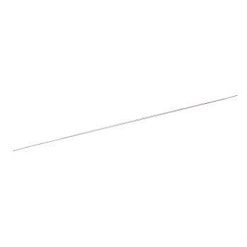 Stainless Steel Pins, for Handmade Necklace Threading, Stainless Steel Color, 139x0.2x0.1mm