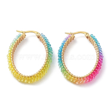 Colorful Seed Beads Earrings