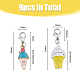 Ice-cream Alloy Enamel Pendant Decorations(HJEW-FH0006-53)-2