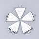Electroplate Natural Howlite Pendants(X-G-S344-49I)-1