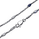 Brass Enamel Chain Necklace Making(MAK-L014-07P)-1