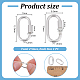 2Pcs 2 Styles 925 Sterling Silver Locking Carabiner Clasps(STER-PH0003-92)-2