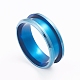 201 ajuste de anillo de dedo ranurado de acero inoxidable(MAK-WH0007-16L-A)-1