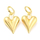 Rack Plating Brass Heart Dangle Leverback Earrings(EJEW-A028-22G)-1