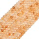 Natural Citrine(Heated) Beads Strands(G-L659-A01-4mm)-2