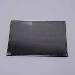 Wood and Cotton Painting Canvas Panels, Blank Drawing Boards, for Oil & Acrylic Painting, Rectangle, Black, 100x150x3.5mm(DIY-WH0177-65B-02)
