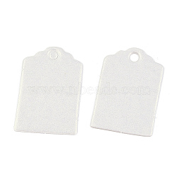 100Pcs Paper Gift Tags, Rectangle, Snow, 3x2x0.04cm(CDIS-H007-13A)