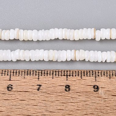 Natural Freshwater Shell Beads Strands(SHEL-Q028-01A)-4