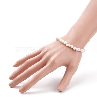Natural Pearl Beaded Slider Bracelet for Women(BJEW-JB08330-01)-3