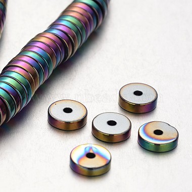 8mm Disc Non-magnetic Hematite Beads