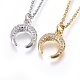 304 Stainless Steel Pendant Necklaces(NJEW-L146-07)-1