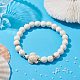 Tortoise Synthetic Turquoise Stretch Bracelets for Women(BJEW-JB10106-05)-2