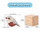 Wooden Pearl Birds and Block Ornaments(JX682A)-2