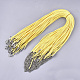 Waxed Cord Necklace Making(NCOR-T001-62)-1