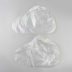 Plastic Disposable Waterproof Shoe Covers, Clear, 255x380x11mm(AJEW-WH20121-19A)