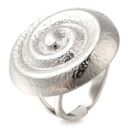 304 Stainless Steel Ring for Women, Stainless Steel Color, Inner Diameter: 17mm(RJEW-I106-03P)