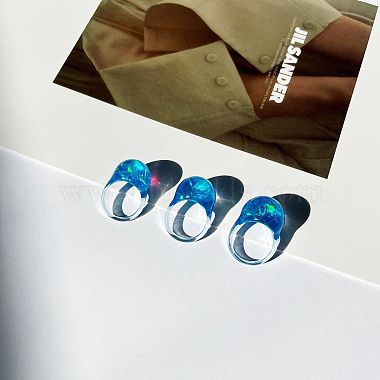 Resin Finger Rings(FS-WGCFED9-15)-1