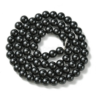 Eco-Friendly Dyed Glass Pearl Round Beads Strands(X-HY-A002-6mm-RB080)-2
