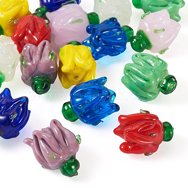 16St&uuml;ck 8 Farben handgefertigte Lampwork-Perlen(LAMP-TA0001-33)-2