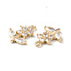 Brass Pave Cubic Zirconia Pendants(KK-G462-06KCG)-2