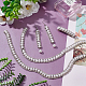 Double Rows Alloy Rhinestone Cup Chain(FIND-NB0002-71)-5