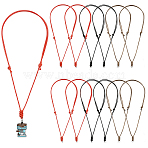 30Pcs 3 Colors Waxed Polyester Cord Necklaces Making, with 304 Stainless Steel Jump Rings, Mixed Color, 14.17~26.38 inch(36~67cm), 10pcs/color(NJEW-YW00014)