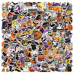 Halloween Themed PVC Waterproof Sticker Labels, Self-adhesive Decals, for Suitcase, Skateboard, Refrigerator, Helmet, Mobile Phone Shell, Colorful, 40~80mm, 200pcs/set(HAWE-PW0001-042)