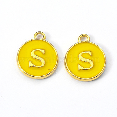 Golden Plated Alloy Enamel Charms(X-ENAM-S118-09S)-2