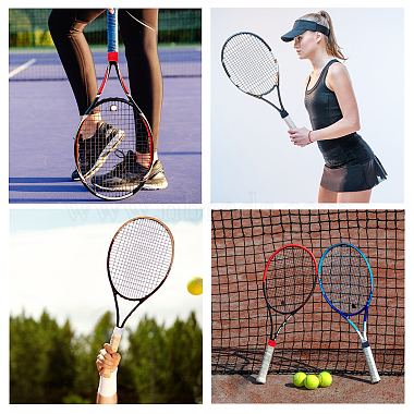 24Pcs 3 Colors Tennis Racket Handle Elastic Rubber Ring(FIND-GF0004-51)-5