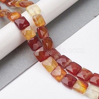 Natural Red Agate Beads Strands(G-K359-B11-01)-2