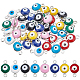 SUPERFINDINGS 48Pcs 8 Colors 925 Sterling Silver Plated Brass Enamel Connector Charms(FIND-FH0004-07)-1