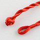 Braided Handmade Nylon Bracelet Cord(X-BJEW-R257-01)-3