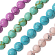 Synthetic Turquoise Beads Strands(TURQ-H038-12mm-M)-1